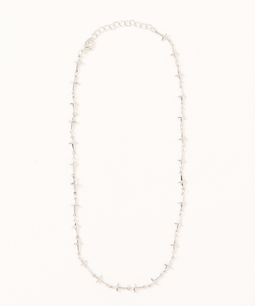 sedacle（セダクル）の「クロスモチーフネックレス（ネックレス・メンズ・シルバー・FREE）」の3枚目の写真