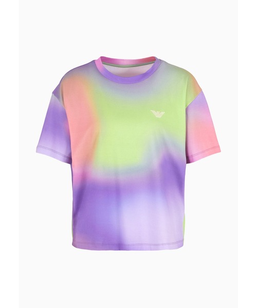 EMPORIO ARMANI(エンポリオアルマーニ)の「【エンポリオ アルマーニ】Emporio Armani Sustainability Values Capsule Collection Tシャツ オーガニックジャージー カモフラージュプリント(Tシャツ/カットソー・レディース・カモフラージュ・MEDIUM/LARGE/SMALL)」の5枚目の写真