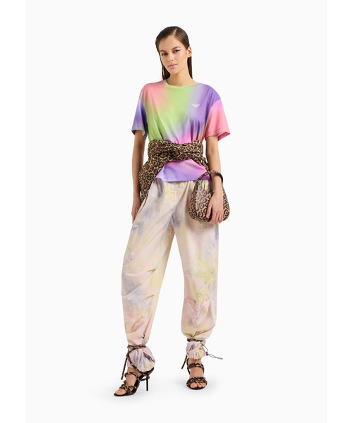 EMPORIO ARMANI(エンポリオアルマーニ)の「【エンポリオ アルマーニ】Emporio Armani Sustainability Values Capsule Collection Tシャツ オーガニックジャージー カモフラージュプリント(Tシャツ/カットソー・レディース・カモフラージュ・MEDIUM/LARGE/SMALL)」の2枚目の写真