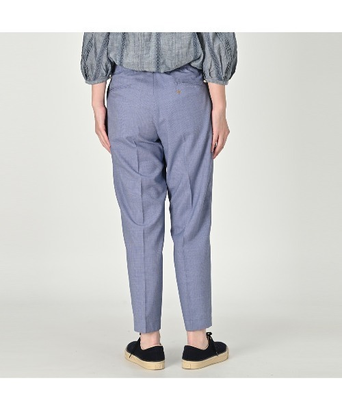 45R（フォーティファイブアール）の「サマーウールのイージースラックス WOMEN（スラックス・レディース・ベージュ・SMALL/MEDIUM）」の6枚目の写真