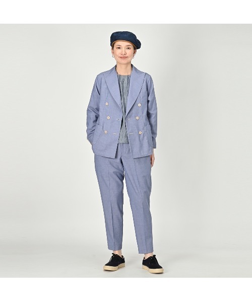 45R（フォーティファイブアール）の「サマーウールのイージースラックス WOMEN（スラックス・レディース・ベージュ・SMALL/MEDIUM）」の7枚目の写真