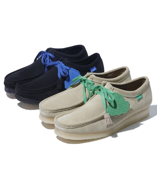 Clarks Originals(クラークスオリジナルズ)の「【販売終了】XLARGE|Clarks ORIGINALS Wallabee(モカシン/デッキシューズ・メンズ・ベージュ/ブラック・24.5cm/25.0cm/25.5cm/26.0cm/26.5cm/27.0cm/27.5cm/28.0cm/24.0cm)」の14枚目の写真