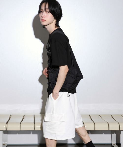 セール】[UNISEX][ストリートファッション] カーゴ 7分丈