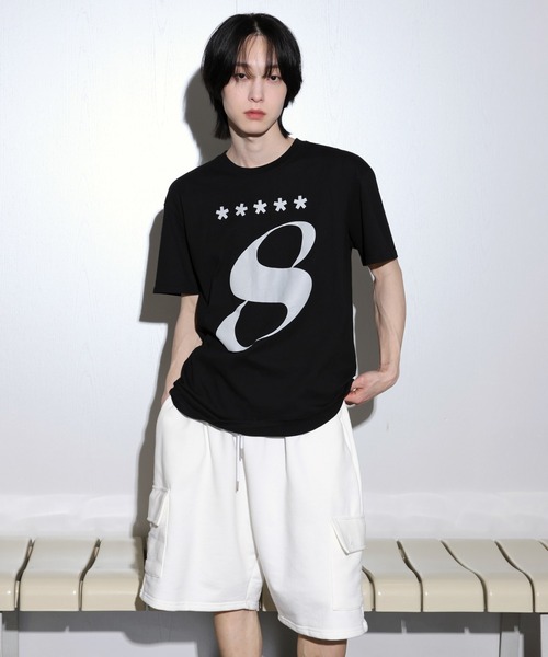 FOLLOWIN（フォロウィン）の「[UNISEX][ストリートファッション] カーゴ 7分丈トレーニングスポーティーバミューダワイドパンツ（スウェットパンツ・レディース・アイボリー/ブラック/チャコール・FREE）」の13枚目の写真