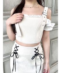 EATME | レイヤードデザインビスチェ（セットアップ可能）(ベスト)