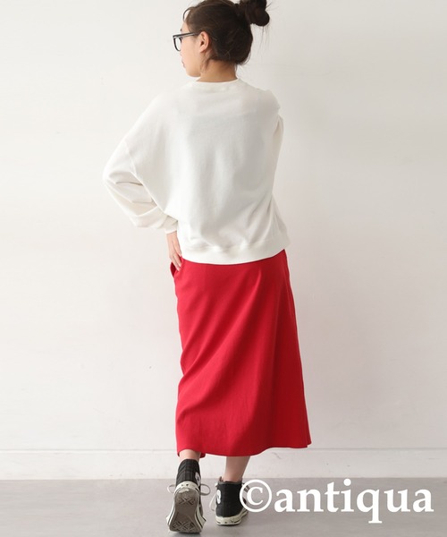 antiqua（アンティカ）の「カレッジロゴプルオーバー（スウェット・キッズ・ブラック/杢グレー/オフホワイト・150/140/160）」の8枚目の写真