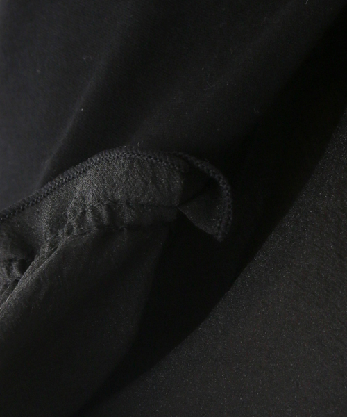 La TOTALITE(ラトータリテ)の「ボイルギャザースリーブカットソー(Tシャツ/カットソー・レディース・ホワイト/ブラック・FREE)」の21枚目の写真