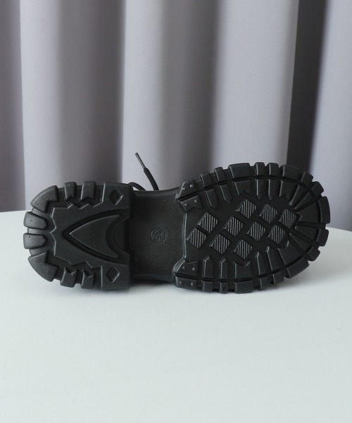 Miniministore(ミニミニストア)の「厚底 ローファー 編み上げ 韓国風(ローファー・レディース・ブラック/ブラウン・24.5cm/24.0cm/23.5cm/23.0cm/25.0cm/22.5cm)」の18枚目の写真