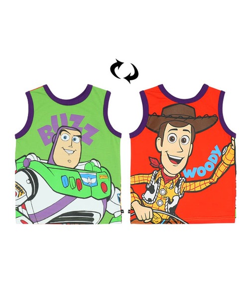 Disney(ディズニー)の「ディズニー どっちも前 タンクトップ 9467K(タンクトップ・キッズ・イエロー×グリーン/イエロー/レッド・90cm/110cm/100cm/120cm/130cm/140cm/80cm)」の19枚目の写真