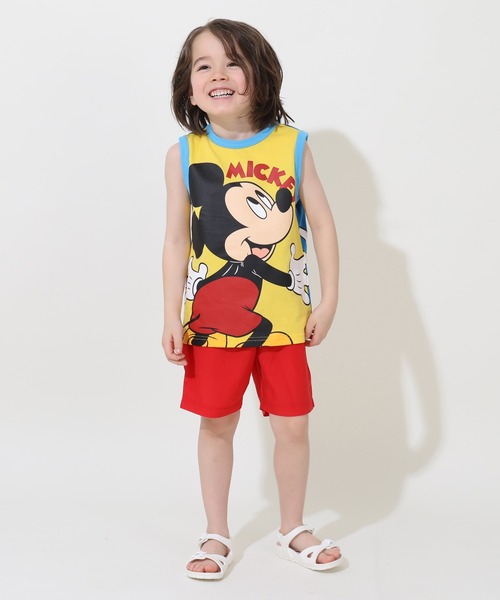 Disney(ディズニー)の「ディズニー どっちも前 タンクトップ 9467K(タンクトップ・キッズ・イエロー×グリーン/イエロー/レッド・90cm/110cm/100cm/120cm/130cm/140cm/80cm)」の8枚目の写真