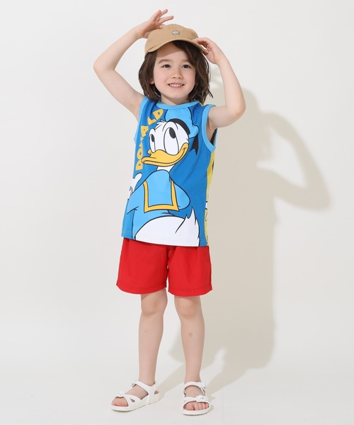 Disney(ディズニー)の「ディズニー どっちも前 タンクトップ 9467K(タンクトップ・キッズ・イエロー×グリーン/イエロー/レッド・90cm/110cm/100cm/120cm/130cm/140cm/80cm)」の14枚目の写真