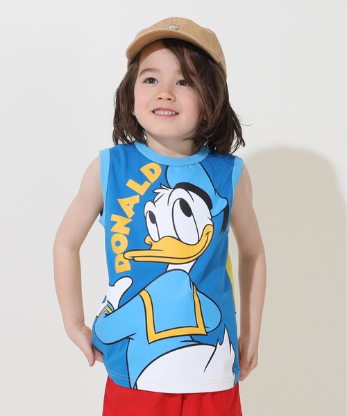 Disney(ディズニー)の「ディズニー どっちも前 タンクトップ 9467K(タンクトップ・キッズ・イエロー×グリーン/イエロー/レッド・90cm/110cm/100cm/120cm/130cm/140cm/80cm)」の16枚目の写真