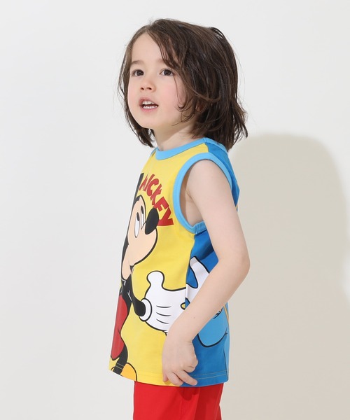 Disney(ディズニー)の「ディズニー どっちも前 タンクトップ 9467K(タンクトップ・キッズ・イエロー×グリーン/イエロー/レッド・90cm/110cm/100cm/120cm/130cm/140cm/80cm)」の11枚目の写真