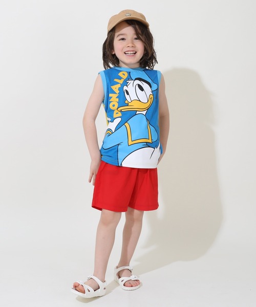 Disney(ディズニー)の「ディズニー どっちも前 タンクトップ 9467K(タンクトップ・キッズ・イエロー×グリーン/イエロー/レッド・90cm/110cm/100cm/120cm/130cm/140cm/80cm)」の13枚目の写真