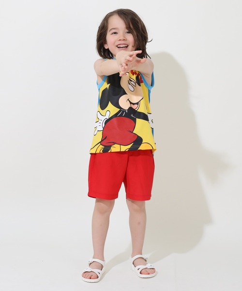 Disney(ディズニー)の「ディズニー どっちも前 タンクトップ 9467K(タンクトップ・キッズ・イエロー×グリーン/イエロー/レッド・90cm/110cm/100cm/120cm/130cm/140cm/80cm)」の9枚目の写真