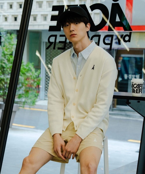 ALAND(エーランド)の「【UNISEX】ALAND/ALogoKNITカーデ(カーディガン/ボレロ・レディース・アイボリー/ブラック/ネイビー・MEDIUM/LARGE)」の15枚目の写真