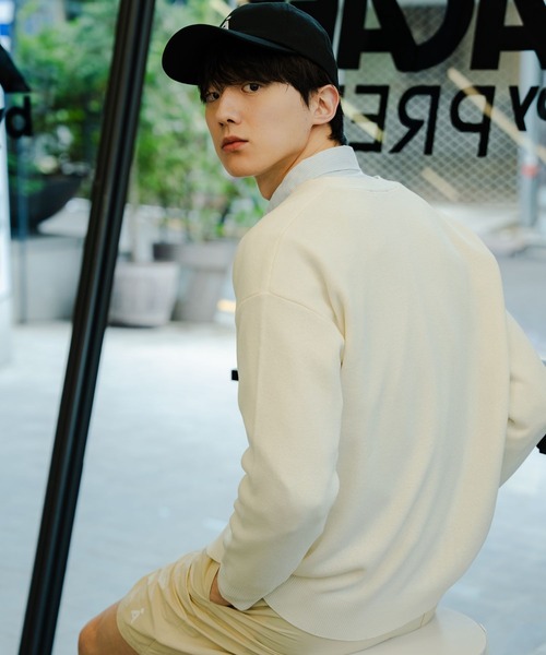 ALAND(エーランド)の「【UNISEX】ALAND/ALogoKNITカーデ(カーディガン/ボレロ・レディース・アイボリー/ブラック/ネイビー・MEDIUM/LARGE)」の16枚目の写真