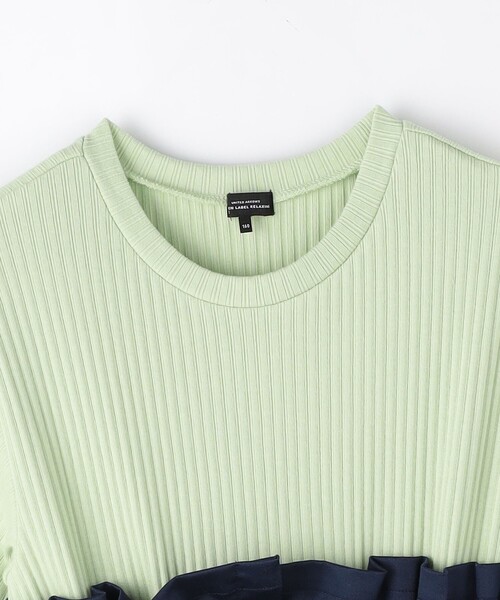 green label relaxing(グリーンレーベルリラクシング)の「テレコ×ツイル ワンピース 140cm-160cm(ワンピース・キッズ・ベージュ/ネイビー・140cm/150cm/160cm)」の4枚目の写真