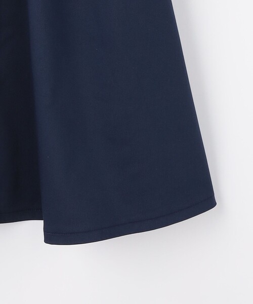 green label relaxing(グリーンレーベルリラクシング)の「テレコ×ツイル ワンピース 140cm-160cm(ワンピース・キッズ・ベージュ/ネイビー・140cm/150cm/160cm)」の6枚目の写真