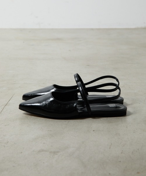 COLONY 2139(コロニートゥーワンスリーナイン)の「ポインテッドメリージェーン(サンダル・レディース・ブラック/シルバー・MEDIUM/LARGE)」の17枚目の写真