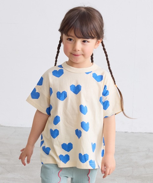 HOGAN RANCH WEAR（ホーガンランチウエア）の「ソウガラワイドTシャツ（kids/XS～LL）（Tシャツ/カットソー・キッズ・グレー/レッド/カーキ/ピンク/ブルー/ライトグリーン/エメラルド/マルチ/ブラック系1/ブラック系2・LL/S/M/L/XS）」の7枚目の写真