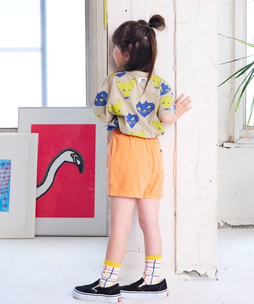 HOGAN RANCH WEAR（ホーガンランチウエア）の「ソウガラワイドTシャツ（kids/XS～LL）（Tシャツ/カットソー・キッズ・グレー/レッド/カーキ/ピンク/ブルー/ライトグリーン/エメラルド/マルチ/ブラック系1/ブラック系2・LL/S/M/L/XS）」の22枚目の写真