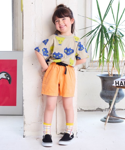 HOGAN RANCH WEAR（ホーガンランチウエア）の「ソウガラワイドTシャツ（kids/XS～LL）（Tシャツ/カットソー・キッズ・グレー/レッド/カーキ/ピンク/ブルー/ライトグリーン/エメラルド/マルチ/ブラック系1/ブラック系2・LL/S/M/L/XS）」の21枚目の写真