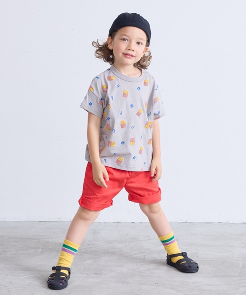 HOGAN RANCH WEAR（ホーガンランチウエア）の「ソウガラワイドTシャツ（kids/XS～LL）（Tシャツ/カットソー・キッズ・グレー/レッド/カーキ/ピンク/ブルー/ライトグリーン/エメラルド/マルチ/ブラック系1/ブラック系2・LL/S/M/L/XS）」の17枚目の写真