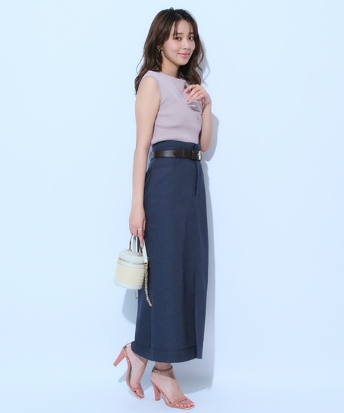 kee ☆ジャスグリッティー◇サイドボタンリブニット 今季完売品☆新品☆ジャスグリッティー サイドボタンリブニット