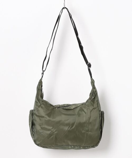 FOUND GOOD（ファウンドグッド）の「パッカブルミニショルダー（ショルダーバッグ・メンズ・ブラック系/グリーン系/ベージュ系/ピンク系/パープル系・FREE）」の3枚目の写真