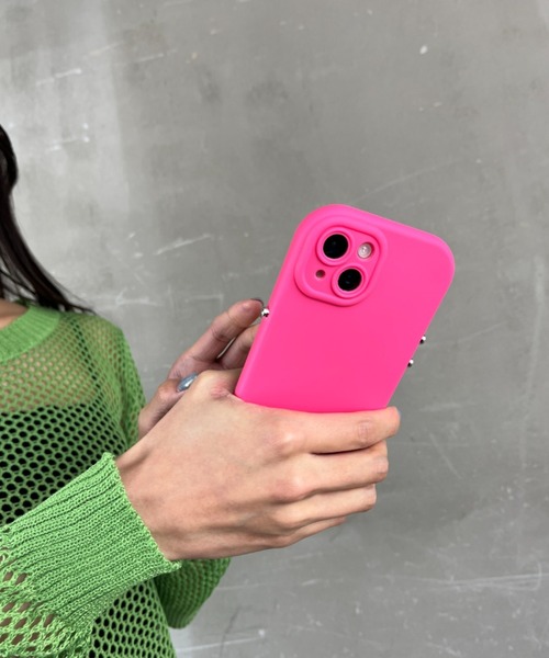 セール】ぷっくり 丸み TPU素材 /マット スマホカバー iPhoneケース