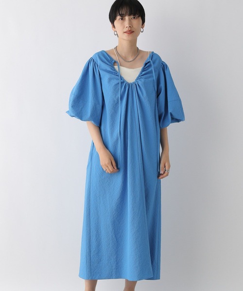 セール】2WAYパフスリーブマキシワンピース 116932（ワンピース