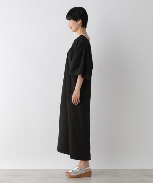 LEPSIM(レプシィム)の「2WAYパフスリーブマキシワンピース 116932(ワンピース・レディース・ブルー/ブラック/アイボリー・FREE)」の16枚目の写真