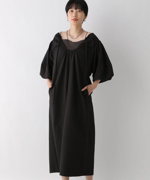 セール】2WAYパフスリーブマキシワンピース 116932（ワンピース