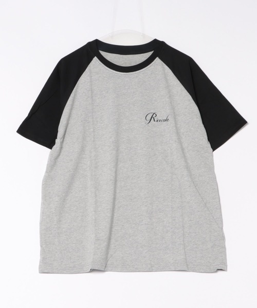 DIAVEL(ディアベル)の「ラグラン配色ビッグシルエットプリント半袖Tシャツ/オーバーサイズTシャツ(Tシャツ/カットソー・レディース・グレー/ホワイト/レッド・M)」の11枚目の写真