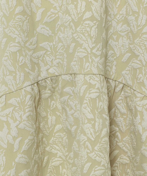 mysty woman（ミスティウーマン）の「フラワージャガードキャミワンピース　135300（ワンピース・レディース・オフホワイト/ブラック/グリーン・FREE）」の5枚目の写真