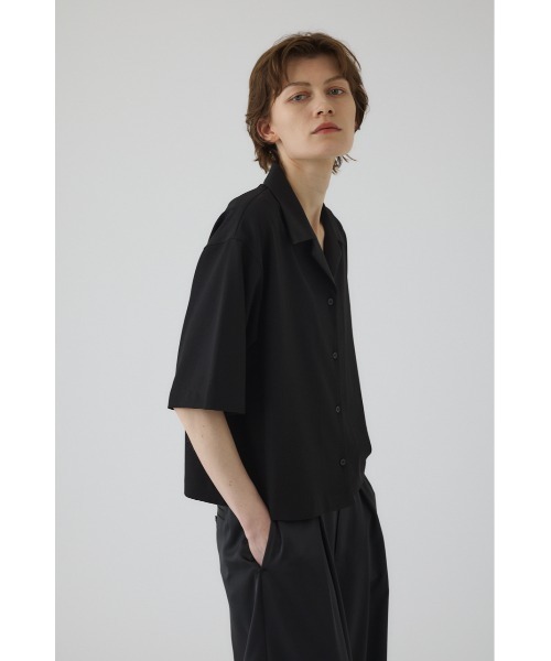 RIM.ARK（リムアーク）の「Open collar half sleeve SH オープン