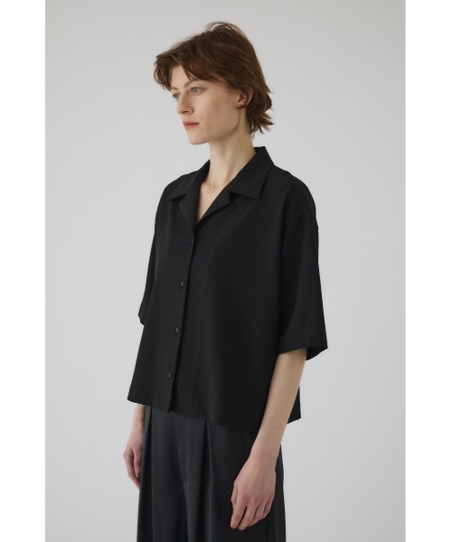 経典ブランド Open collar half sleeve SH オープンカラーハーフスリーブ トップス