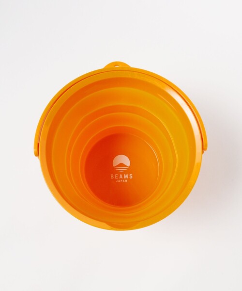 BEAMS JAPAN（ビームス　ジャパン）の「ISETO / 別注 折りたたみ バケツ（ランドリーグッズ・メンズ・ブルー/オレンジ・ONE SIZE）」の14枚目の写真