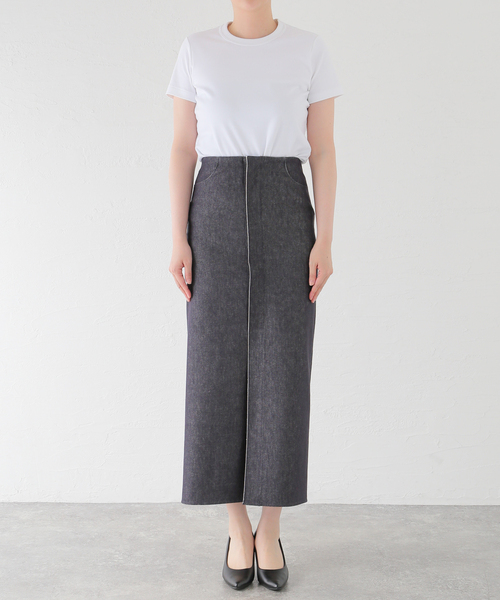 plage（プラージュ）の「RIAM ストレッチデニムスカート（デニムスカート・レディース・ネイビー・38/36/34）」の3枚目の写真