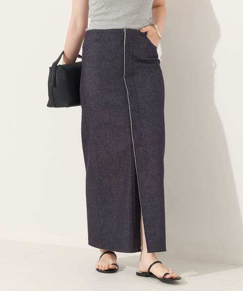 plage（プラージュ）の「RIAM ストレッチデニムスカート（デニムスカート・レディース・ネイビー・38/36/34）」の20枚目の写真