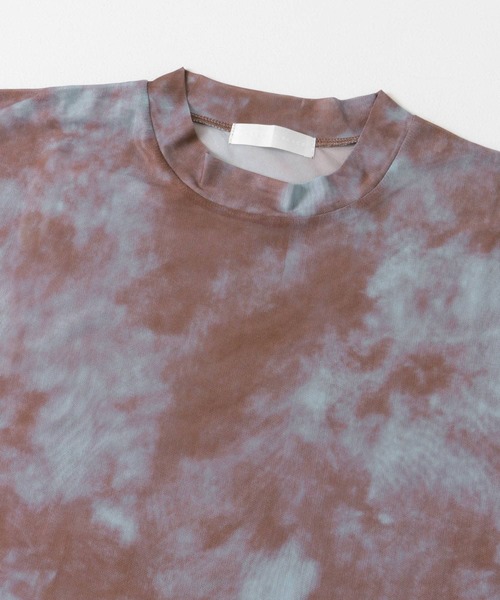 SENSE OF PLACE by URBAN RESEARCH（センスオブプレイスバイアーバンリサーチ）の「マーブルシアールーズロングTシャツ（Tシャツ/カットソー・メンズ・ブラウン/ブルー/ブラック・LARGE/MEDIUM）」の9枚目の写真