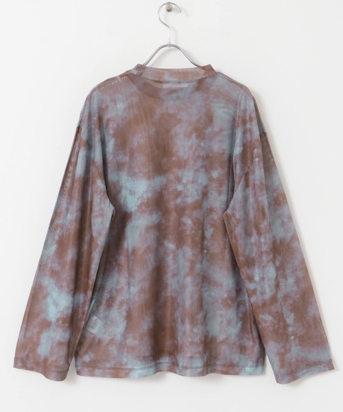 SENSE OF PLACE by URBAN RESEARCH（センスオブプレイスバイアーバンリサーチ）の「マーブルシアールーズロングTシャツ（Tシャツ/カットソー・メンズ・ブラウン/ブルー/ブラック・LARGE/MEDIUM）」の10枚目の写真