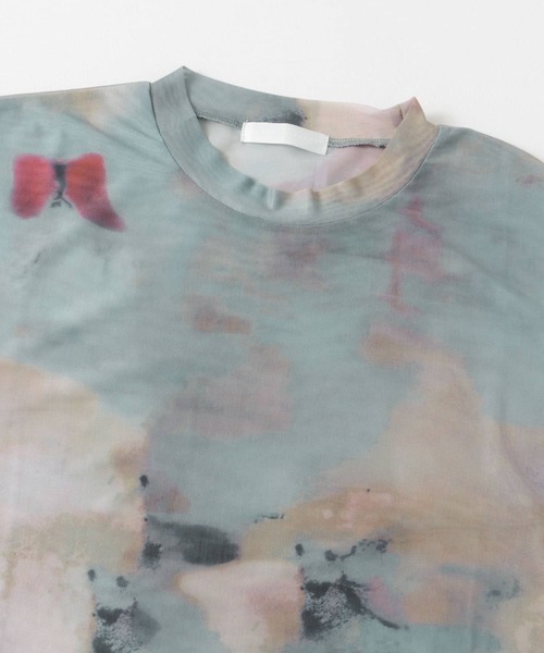 SENSE OF PLACE by URBAN RESEARCH（センスオブプレイスバイアーバンリサーチ）の「マーブルシアールーズロングTシャツ（Tシャツ/カットソー・メンズ・ブラウン/ブルー/ブラック・LARGE/MEDIUM）」の12枚目の写真