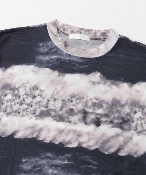 SENSE OF PLACE by URBAN RESEARCH（センスオブプレイスバイアーバンリサーチ）の「マーブルシアールーズロングTシャツ（Tシャツ/カットソー・メンズ・ブラウン/ブルー/ブラック・LARGE/MEDIUM）」の13枚目の写真