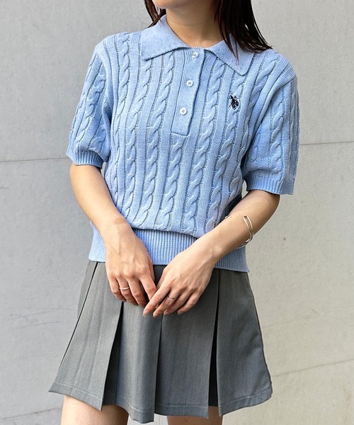 TFW49 黒 ポロ襟 セーター Lサイズ TFW49 黒 ポロ襟 セーター Lサイズ