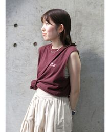 Ungrid | カラーエンブロイダリータンクトップ(Tシャツ/カットソー)