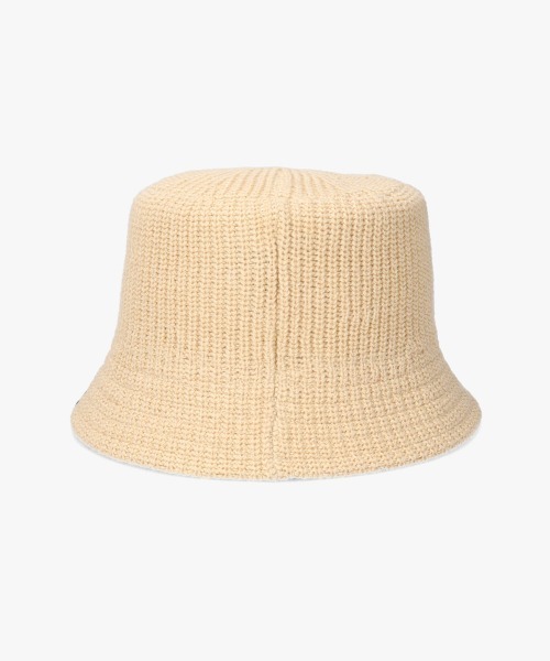 OVERRIDE（オーバーライド）の「OVERRIDE  THERMO KNIT BUCKET HAT / オーバーライド（ハット・レディース・ブルー/アイボリー/レッド/ブラック・58cm）」の6枚目の写真