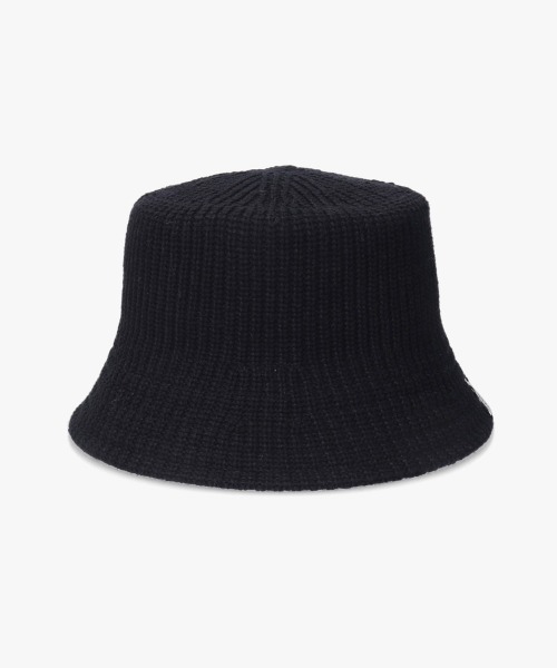 OVERRIDE（オーバーライド）の「OVERRIDE  THERMO KNIT BUCKET HAT / オーバーライド（ハット・レディース・ブルー/アイボリー/レッド/ブラック・58cm）」の8枚目の写真