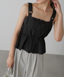 FREE'S MART | ウエストドロストジップビスチェ(シャツ/ブラウス)